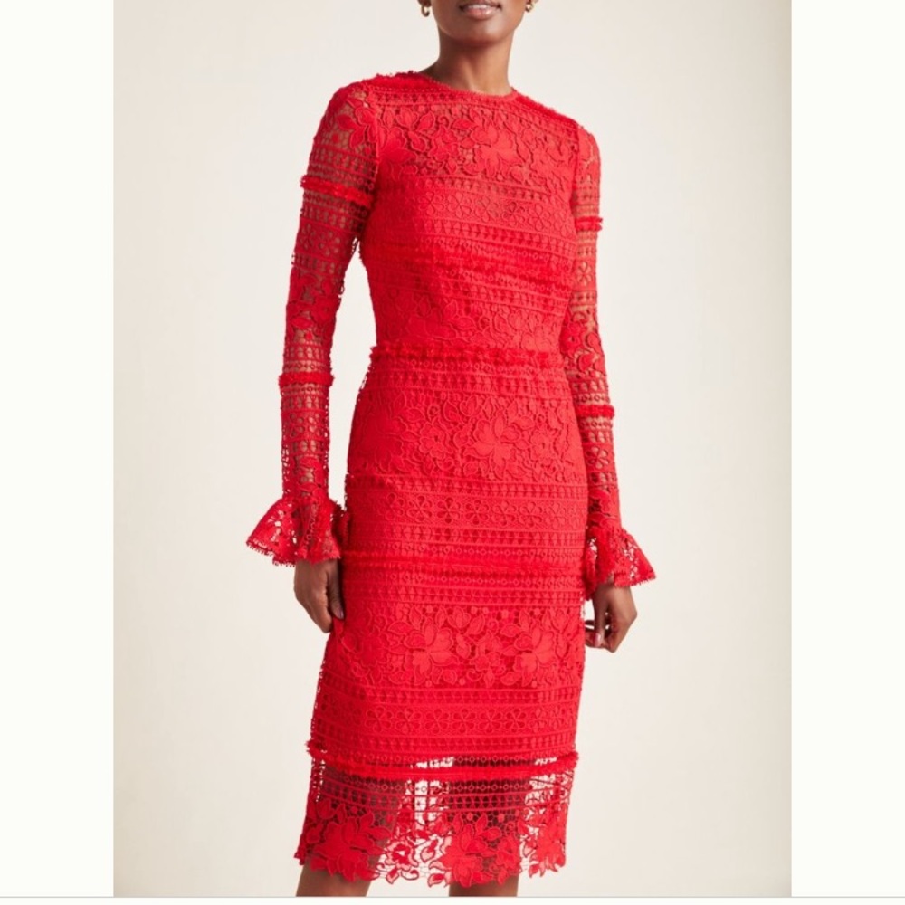 Great dress for CHRISTMAS! Anthropologie Dress, Designer Monique Lhuillier